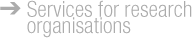 Services for research organisations